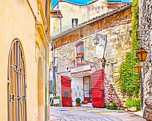 the restaurant in Arles, France