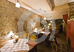 Restaurant in basement