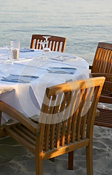 Restaurant on a beach