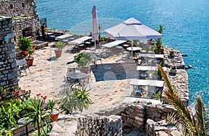 Restaurant in Budva overlooking the sea