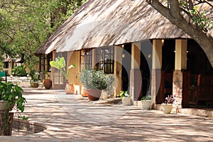 Restaurant building in maun, botswana