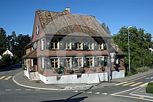 Restaurant BÃÂ¤ren historic building bottighofen photo