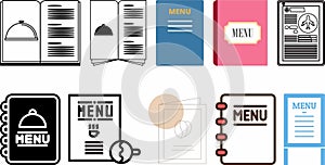Restaurant Cafe Menu set collection