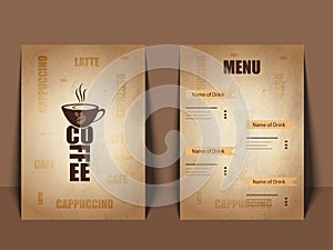 Restaurant cafe menu, template . Food flyer design