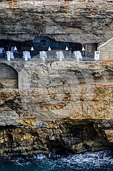 Restaurant in a cave