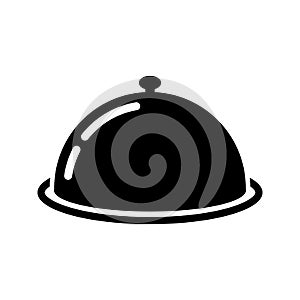 Restaurant cloche icon