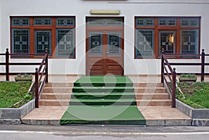 Restaurant entrance