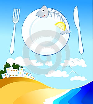 Restaurant with fish specialties