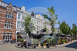 Restaurant and flower shop in the Wyck neighbourhood of Maastricht