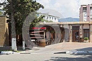 Restaurant of Georgian cuisine Zarbazan on Griboyedov Street in Gelendzhik