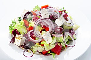 Restaurant healthy food - greek salad