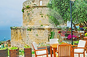 Restaurant at Hidirlik Tower in Antalya photo