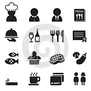 Restaurant icon Set