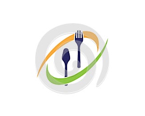 Restaurant icon and symbol vector illustration