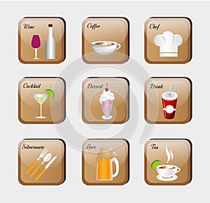 Restaurant icons