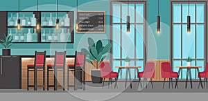 Restaurant Interior Cartoon