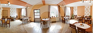 Restaurant interior - panoramic view