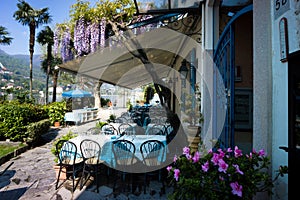 Restaurant on Isola Bella, Lago Maggiore, Italy