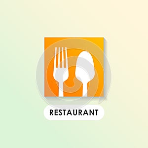 Restaurant logo design template. restaurant icon sign design