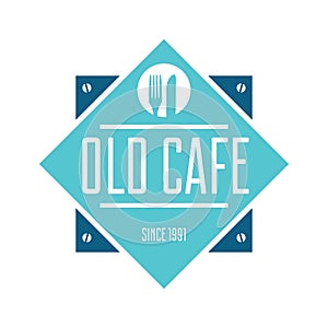 Restaurant Logos, Badges and Labels Design Elements in vintage style