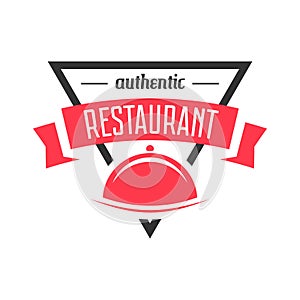 Restaurant Logos, Badges and Labels Design Elements in vintage style