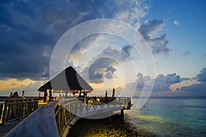 Restaurant in maldives