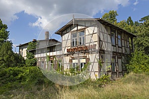Restaurant and meadow