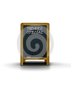 Restaurant menu board today's special