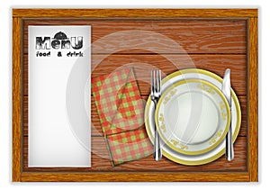 Restaurant menu template