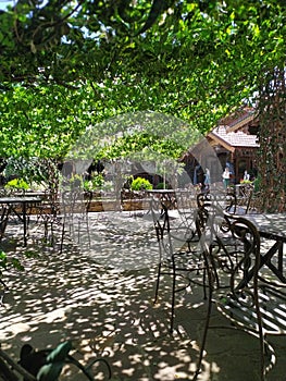 restaurant in the open-air park