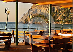 Restaurant in paradise