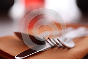 Restaurant place setting