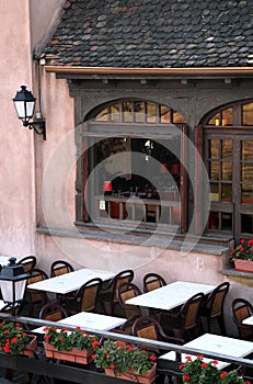 Restaurant on Ponts Couverts, France