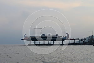 Restaurant on the seafront of Yalta