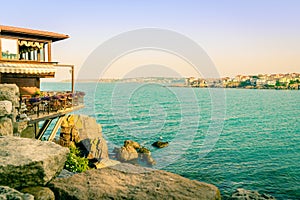 Restaurant with a seaview in Sozopol