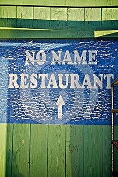 Restaurant sign