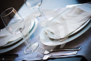 Restaurant table detail