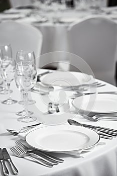 Restaurant table setout