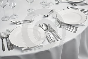 Restaurant table setout