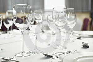 Restaurant table setout