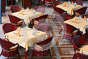 Restaurant tables