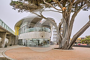 The restaurant at then end of the Christchurch Pier