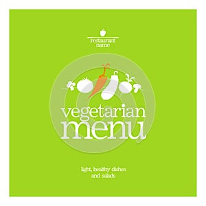 Restaurant Vegetarian Menu.