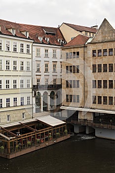 Restaurant on Vltava river