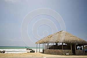 Restaurants beach ruta del sol ecuador photo