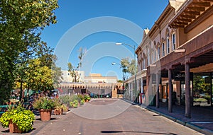 The Plaza in Santa Fe, New Mexico