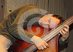 Resting Bass Player