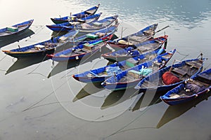 Resting boats