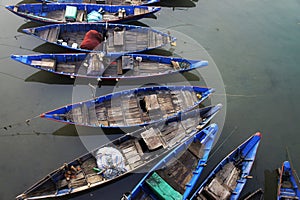 Resting boats