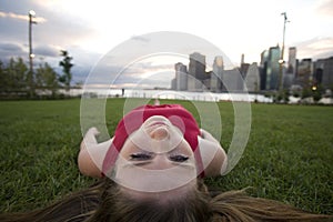 Resting on the Grass